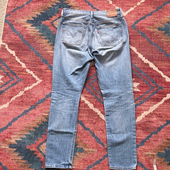 Distressed Blue Jeans - Picture 4 of 4